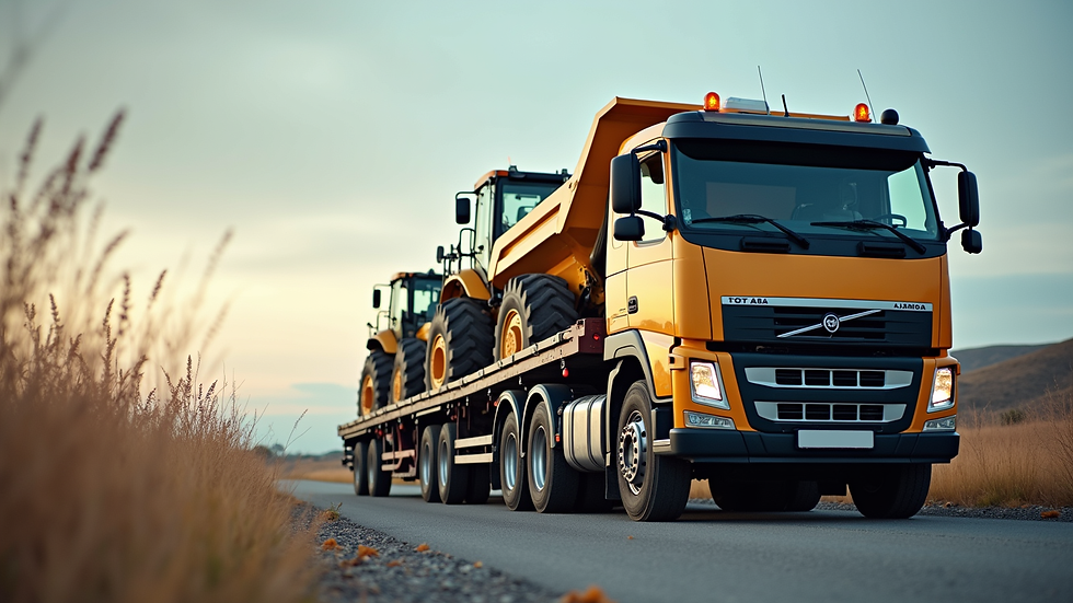 Heavy Equipment Transport: Safety and Precision Matters