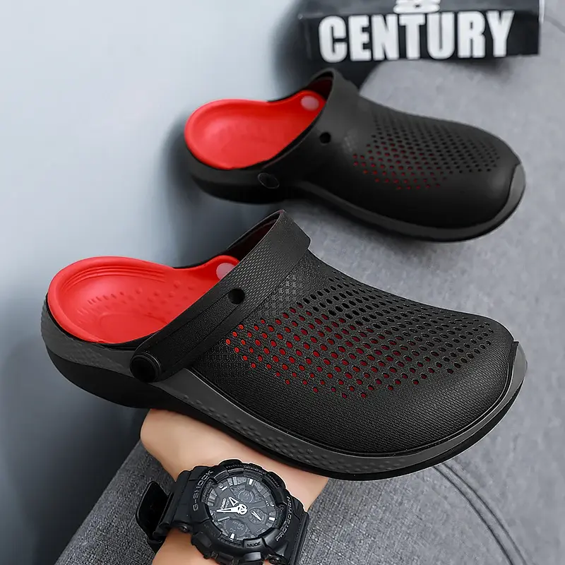 縮圖：Men's Summer EVA Sandals Non-Slip Beach Slippers Roman Style