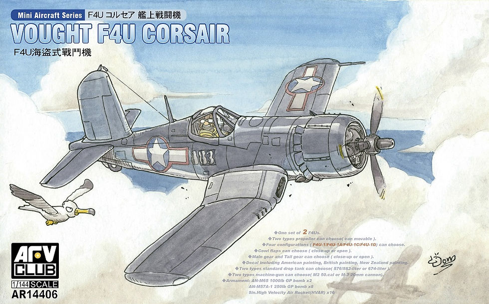 AFV Club 1/144 F-4U Corsair