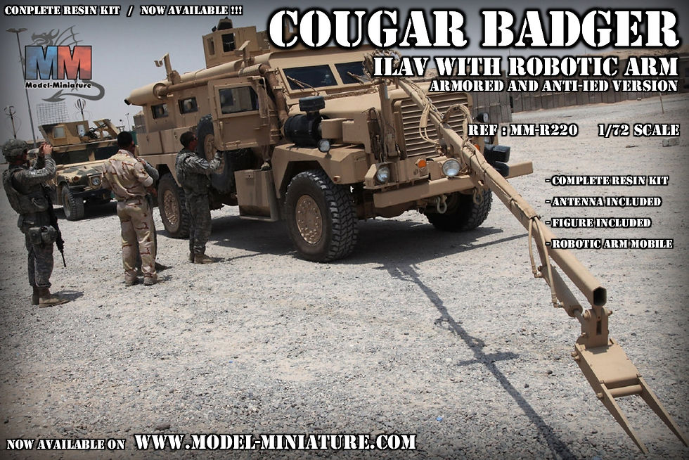 Model Miniature Cougar Badger