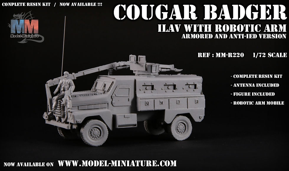 Model Miniature Cougar Badger