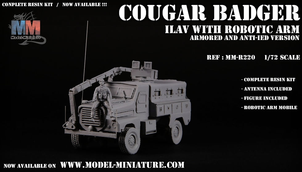 Model Miniature Cougar Badger