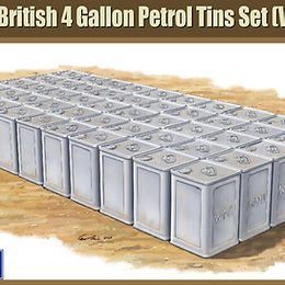 British 4 Gal Petrol Tins
