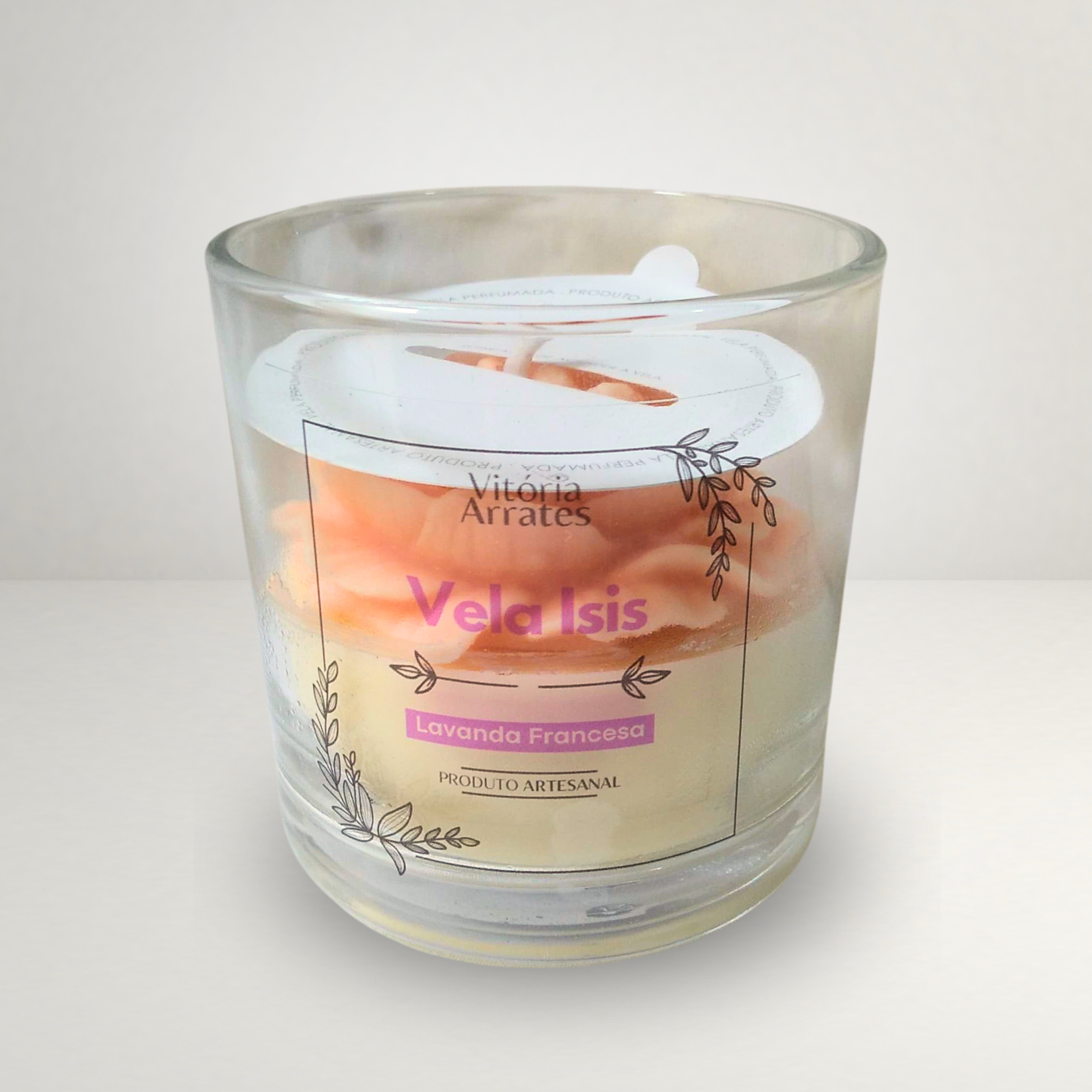 Vela Ísis - Lavanda Francesa