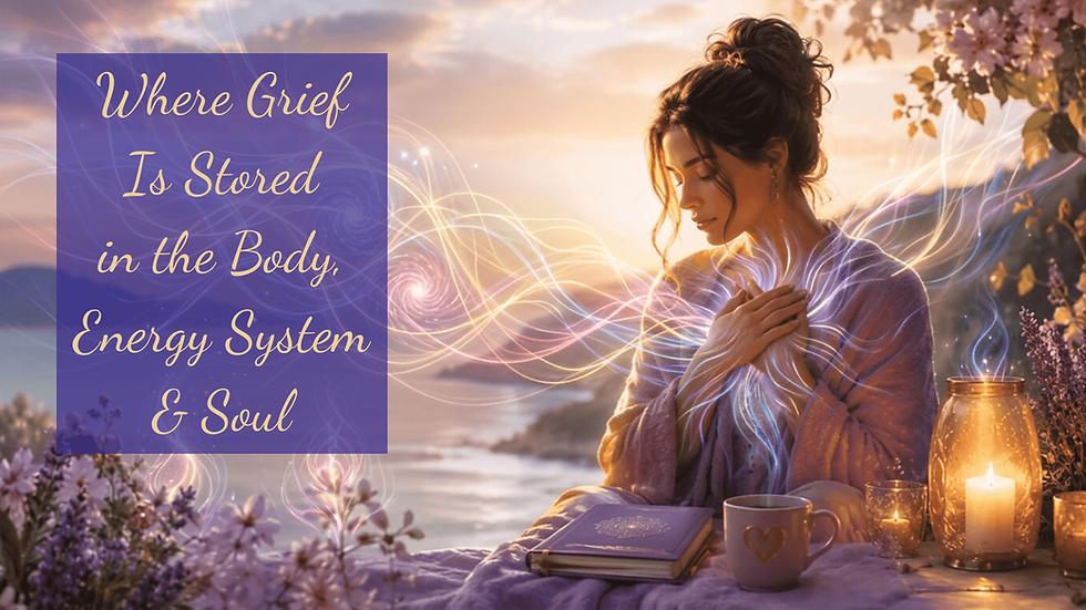 Where Grief Is Stored in the Body, Energy System & Soul