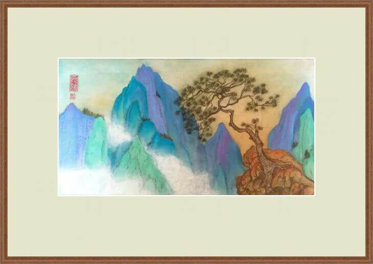 Красивая картина пейзаж