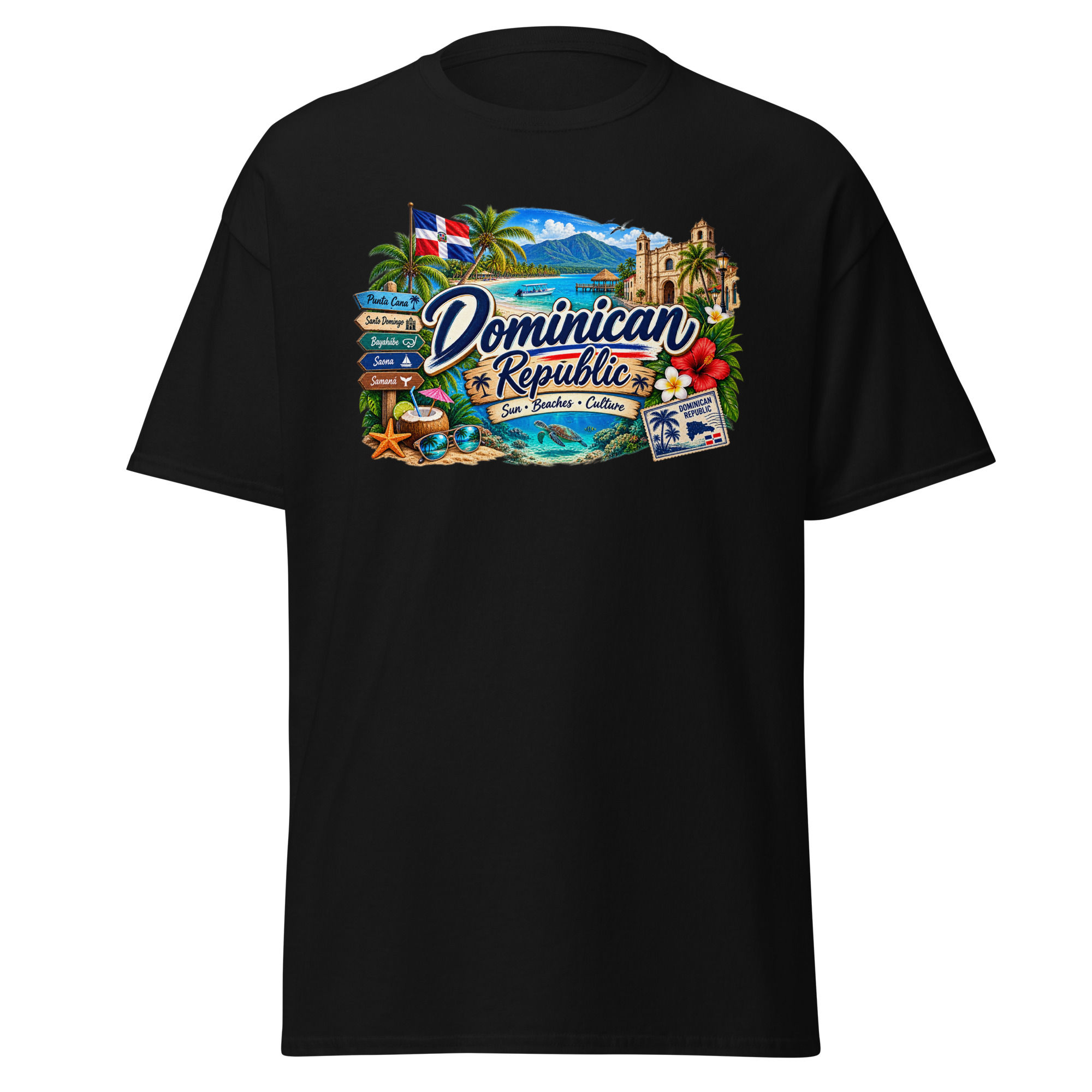 Dominikanische Republik T-Shirt – Sun, Beaches & Culture