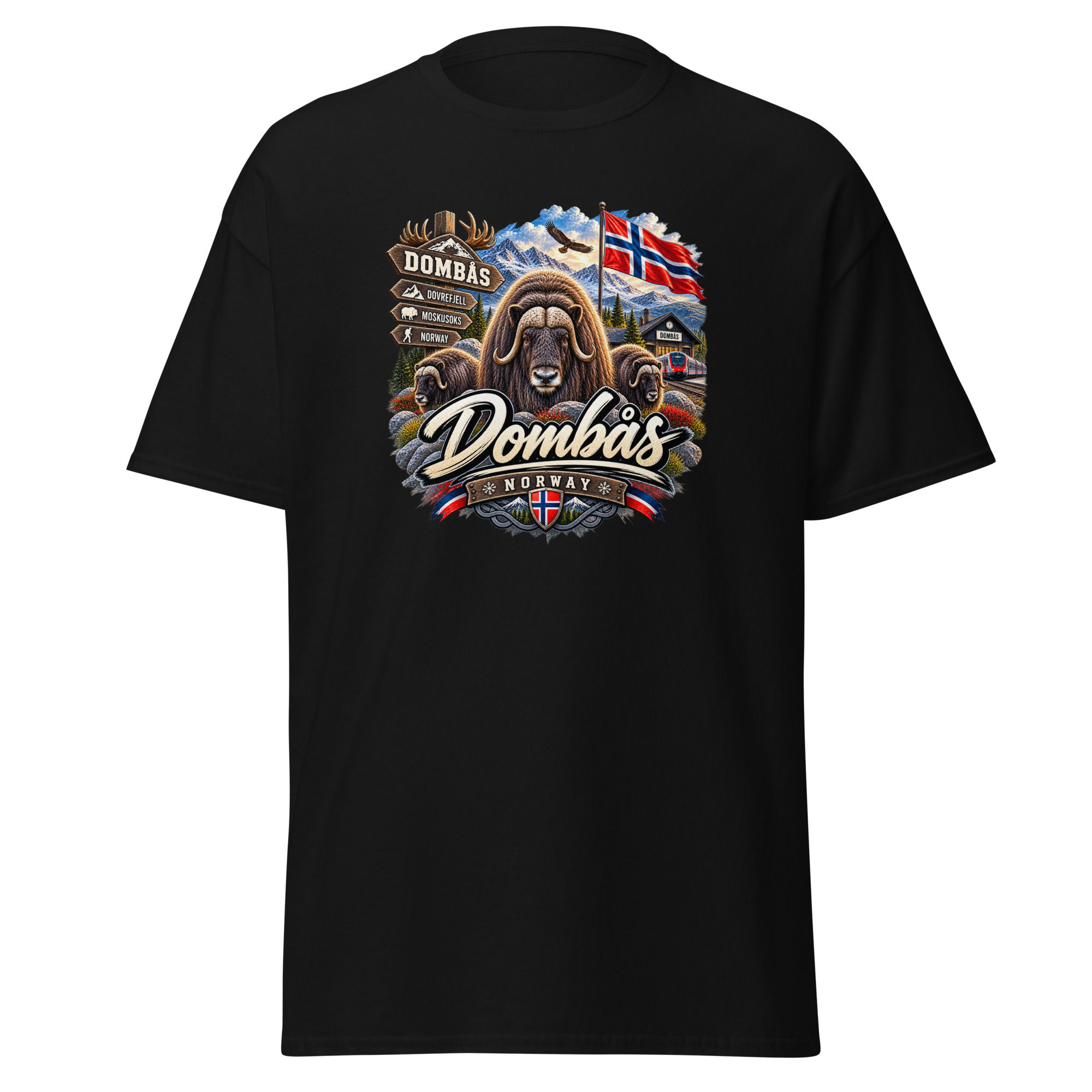 Dombås T-Shirt – Moschusochsen & Dovrefjell | Norwegen