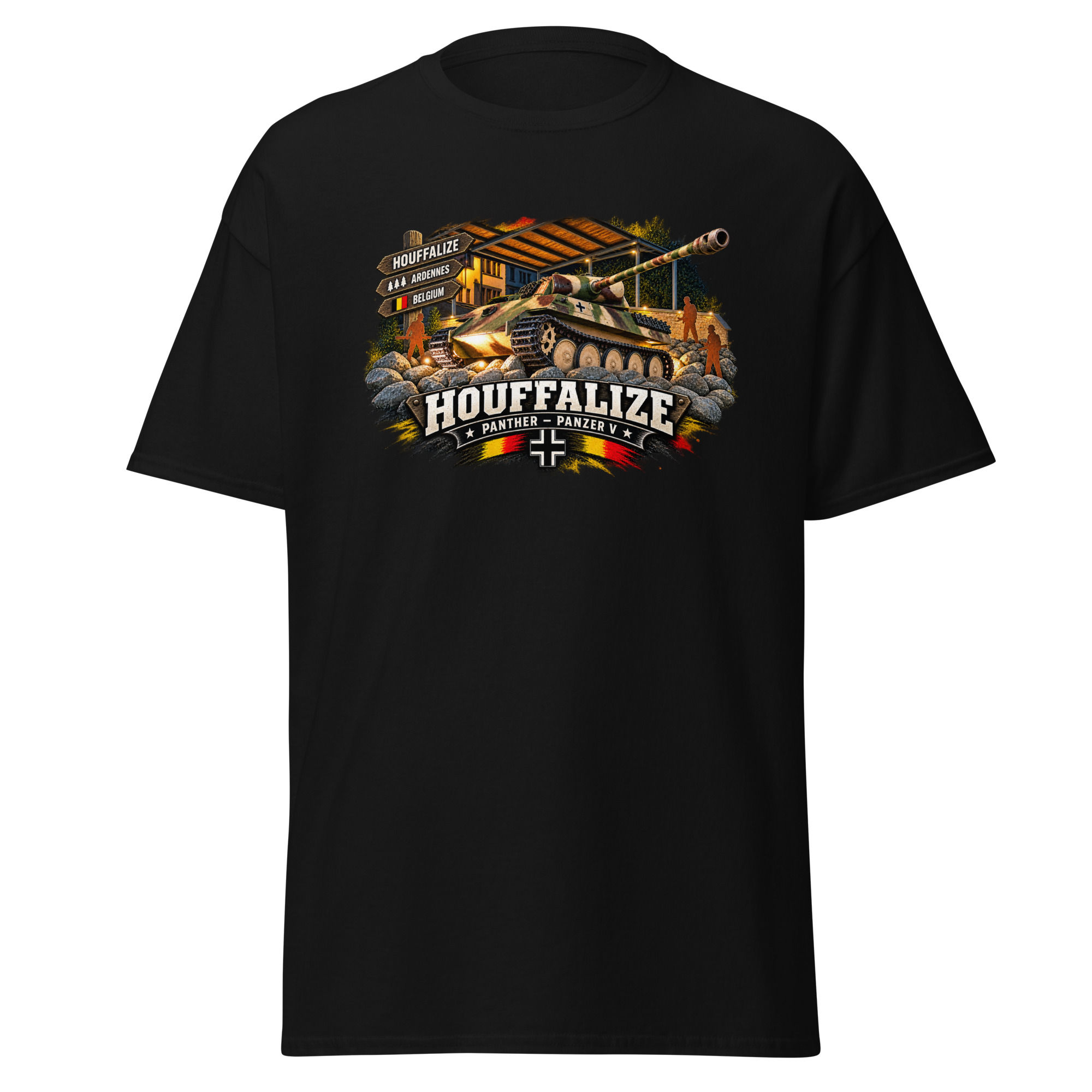 Houffalize Panther T-Shirt – Panzer V | Ardennen Belgien