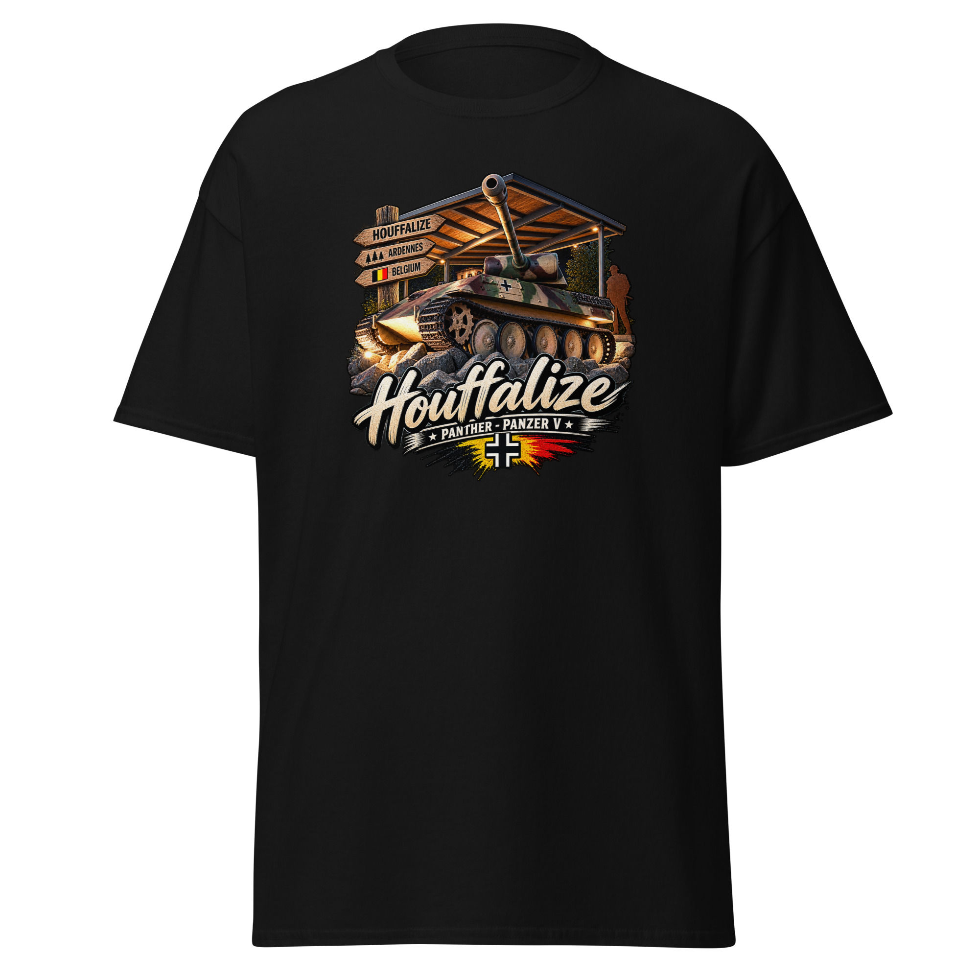 Houffalize Panther T-Shirt – Panzer V | Ardennen Belgien