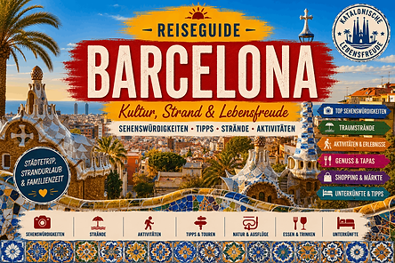Hier bekommt ihr Informationen über das Reiseziel Barcelona! Sehenswürdigkeiten und Aktivitäten für euren Urlaub in Barcelona werden hier genau beschrieben.