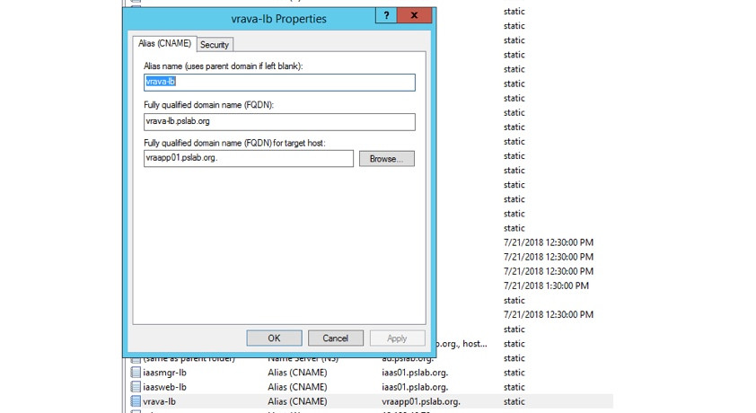 Using CNAME