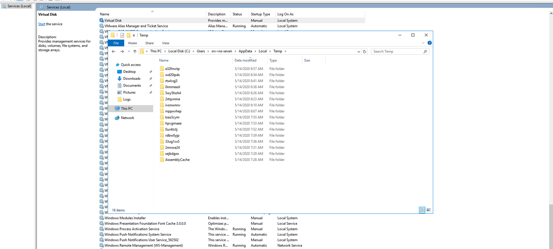 synkron folder under users synkron folder under users