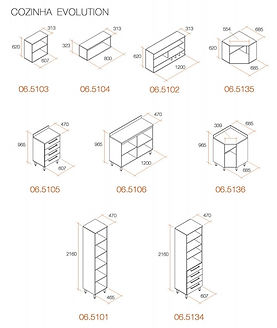 Cozinha Modulada Evolution