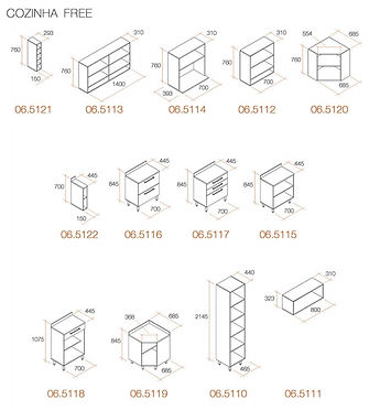 Cozinha Modulada Free