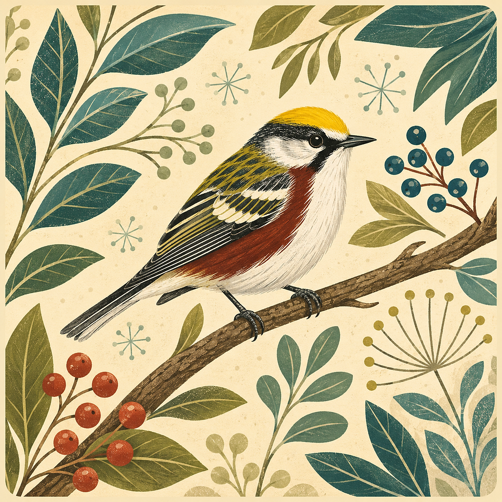 Thumbnail: Ontario Warbler Coaster Set (6)