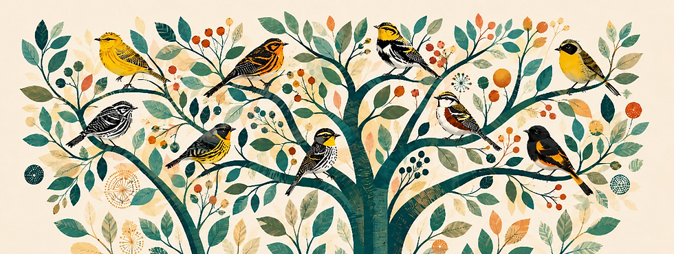 Thumbnail: Ontario Warbler Desk Pad
