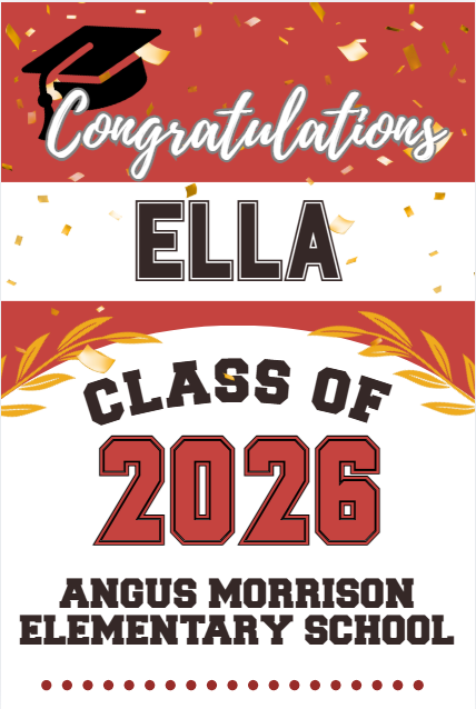 Thumbnail: The Laurel Graduation Lawn Flag