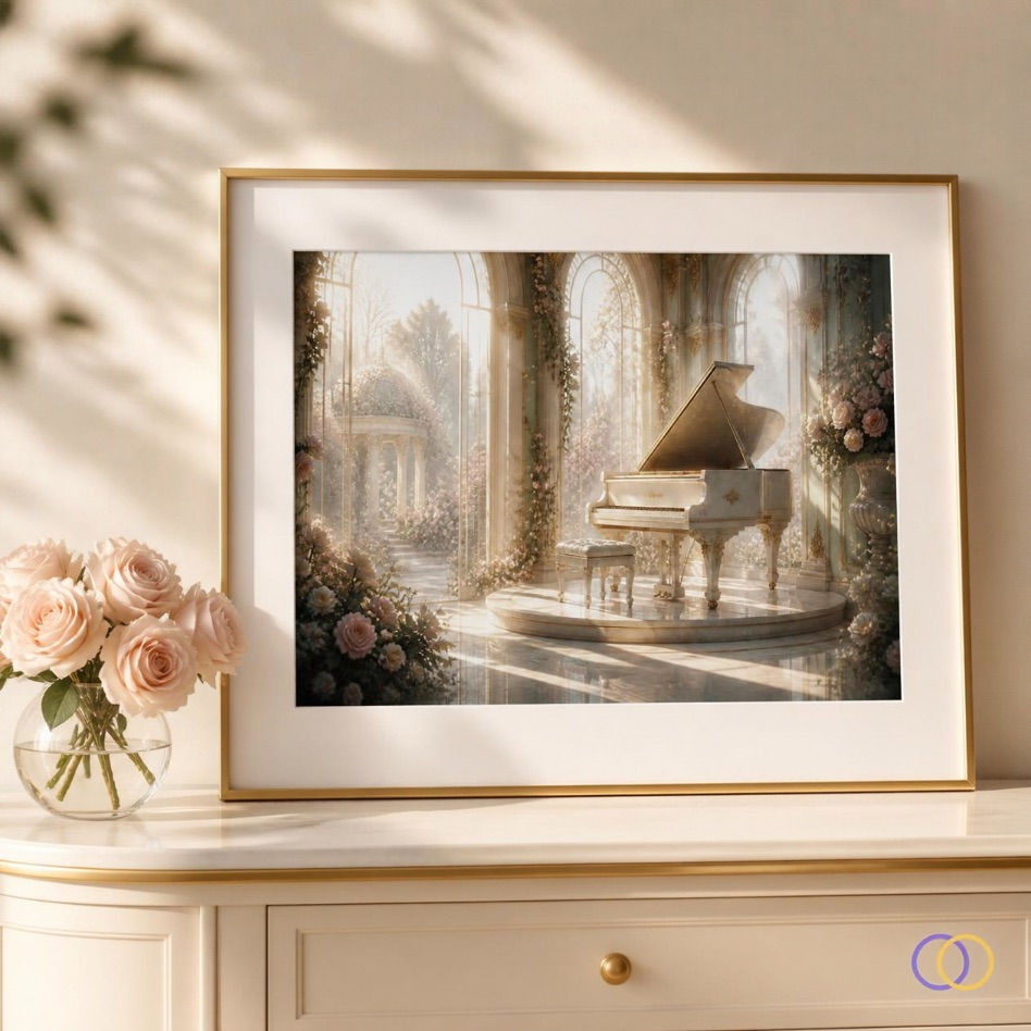 Classical music reimagined, cinematic AI stories and printable wall art, made to help you slow down and look closer.