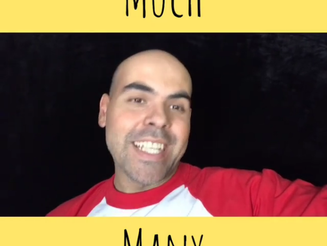 Qual a diferença entre MUCH e MANY?