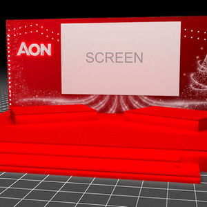 Event Hall Screen and Stage Visualization