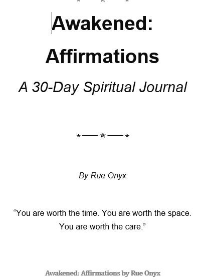 Awakened: Affirmations A 30‑Day Spiritual Journal