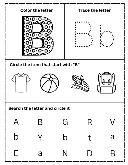 Beginning Alphabet Coloring Workbook