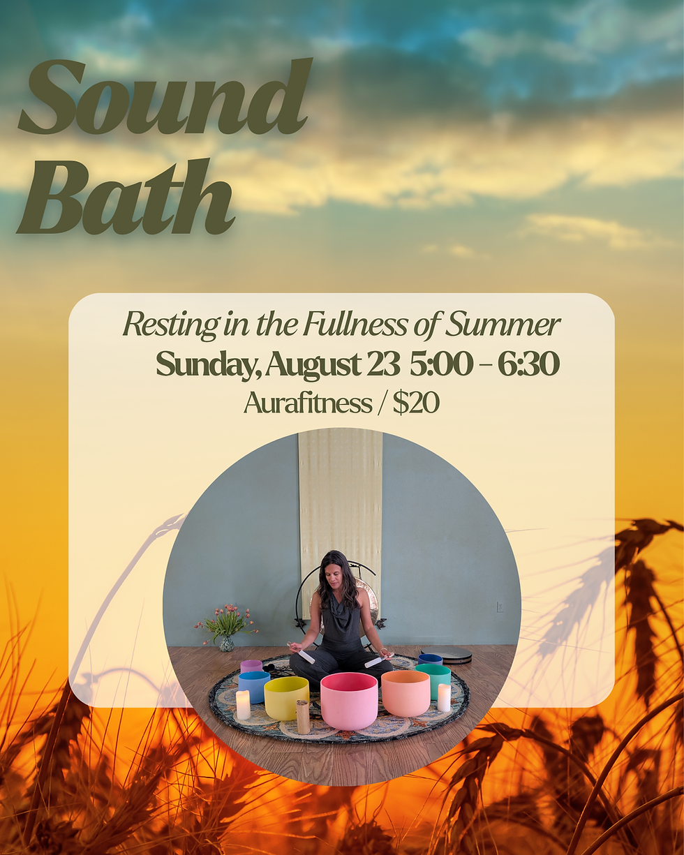 Sound Bath with Jennifer Manhoff