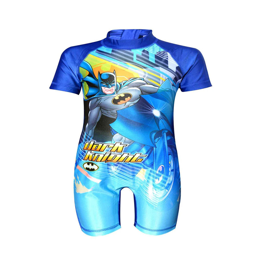 Official Licensed Boys Batman Swimwear Surf Suit 18-24 - Front View