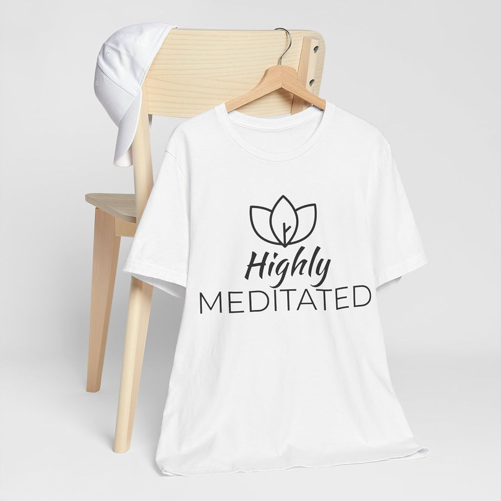 Thumbnail: Highly Meditated Unisex Jersey Short Sleeve Tee