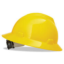 Thumbnail: V-Gard® Full Brim Hard Hats Yellow