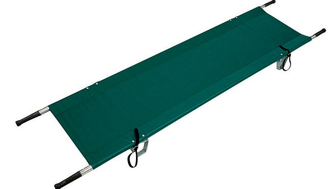 Junkin Safety Easy Fold Aluminum Pole Stretcher