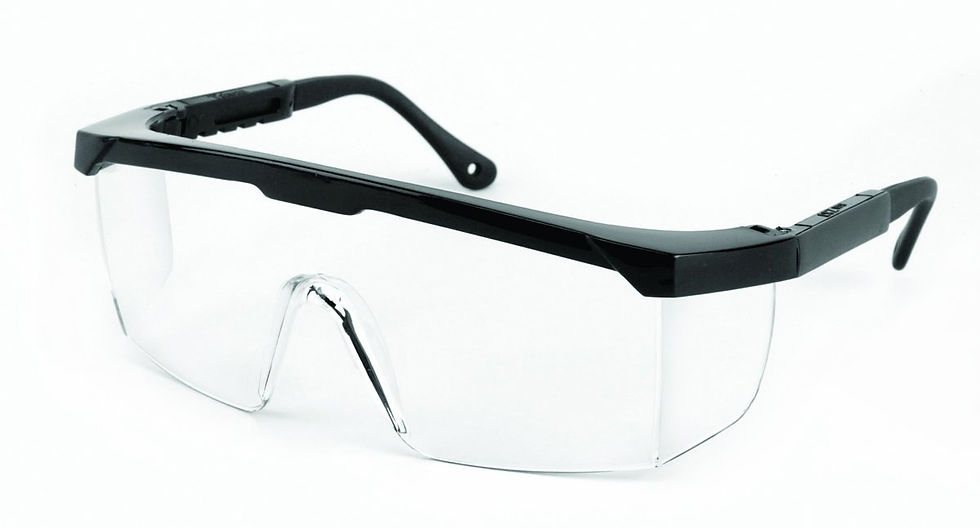 Sellstrom Sebring 400 Protective Eyewear, Clear Lens, Black Frame