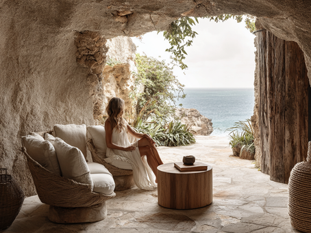 ocean inspired decor bohemian