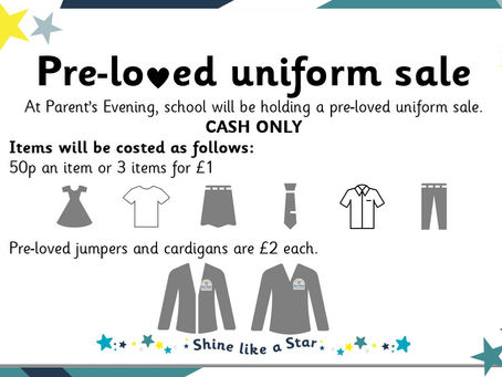Pre-loved uniform sale