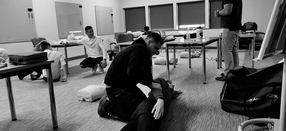 Tailored First Aid Training being delivered by Elite Force Safety