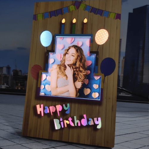 Happy Birthday Led Table Stand Awwsme Gifts