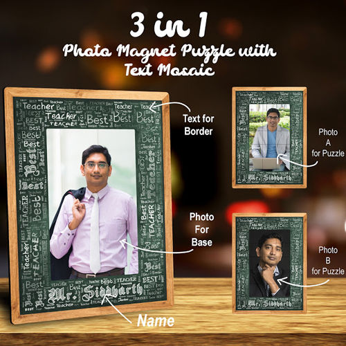 Thumbnail: Magnet Puzzle Teacher Frame