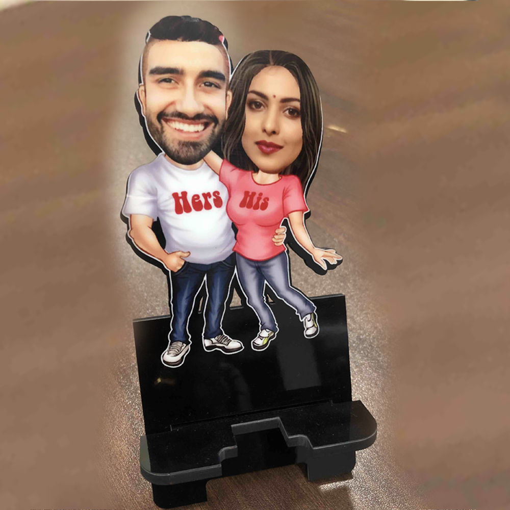 Caricature Mobile Stand