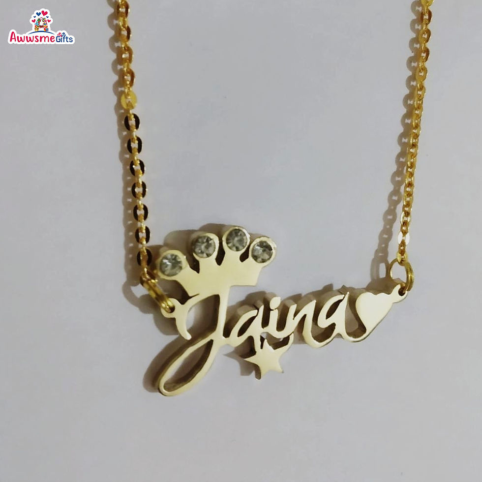 Thumbnail: Personalized Crown Locket