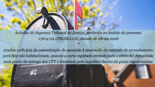 Acórdão do Supremo Tribunal de Justiça, proferido no âmbito do processo 17619/22.1T8LSB.L1.S1, datado de 28-04-2026