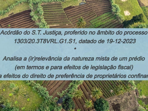 Acórdão do S.T. Justiça, proferido no âmbito do processo 1303/20.3T8VRL.G1.S1, datado de 19-12-2023