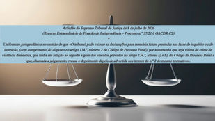 Acórdão do Supremo Tribunal de Justiça de 8 de julho de 2026(Recurso Extraordinário de Fixação de Jurisprudência – Processo n.º 57/21.0 GACDR.C2)