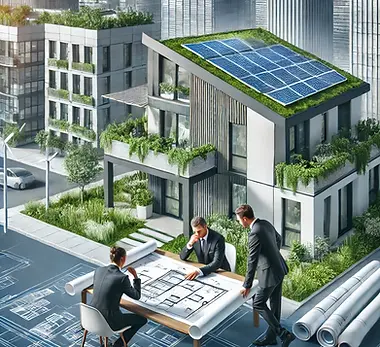 DALL·E 2025-01-21 15.34.49 - A modern depiction of a BPNUS (Building Permit and Urban Sust