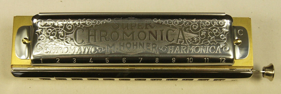 Miniature : Harmonica chromatique Hohner Super Chromonica