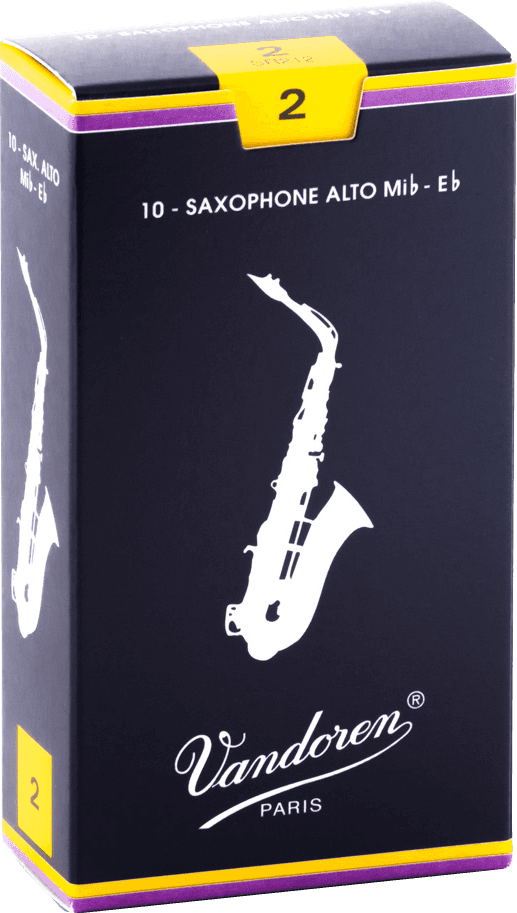 Miniature : Anche de saxophone Alto Mib/Eb Vandoren traditionnelle