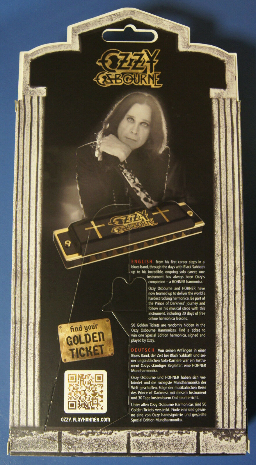 Miniature : Harmonica diatonique Hohner OZZY OSBOURNE M666