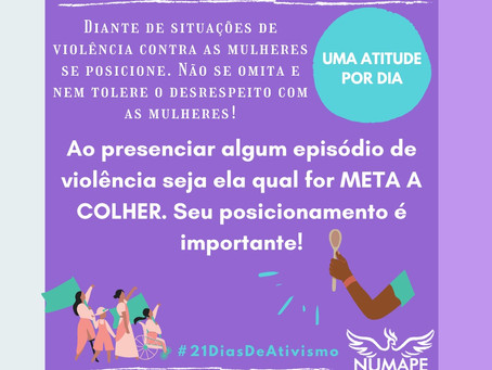 UMA ATITUDE POR DIA - Em briga de marido e mulher se mete a colher sim!