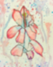 flower in watercolour