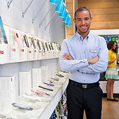 Exhibidor de tienda de electrónica